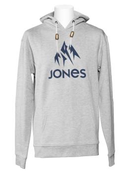 Jones - Basic Hoodie - Gray vorn